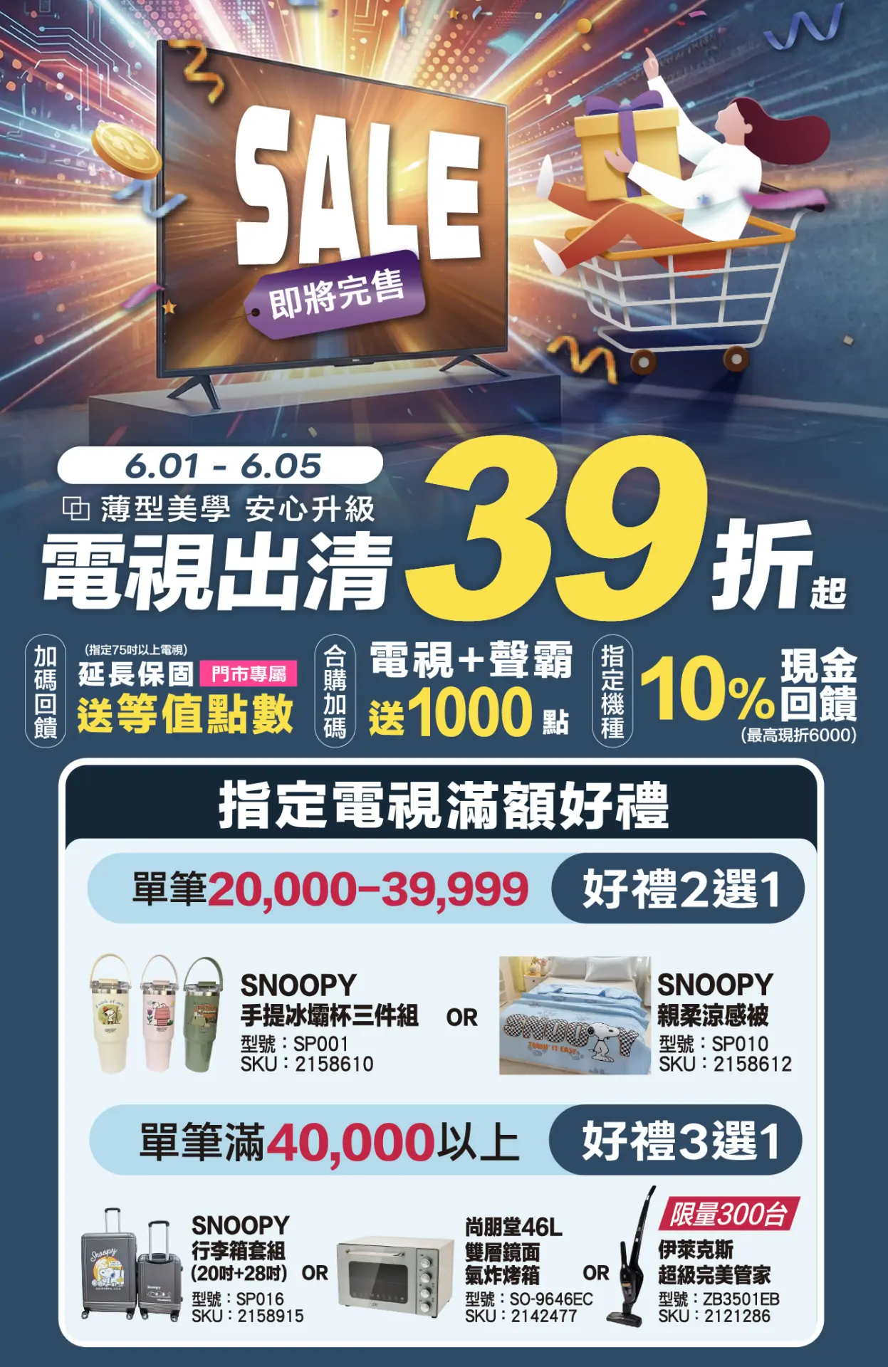 電視福利品出清