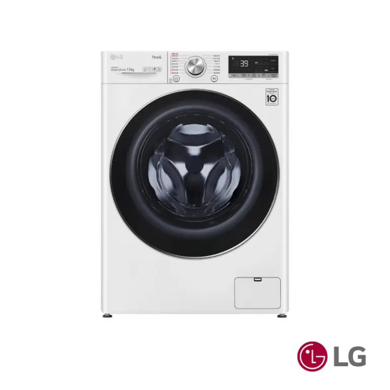 LG 13KG 蒸氣洗脫滾筒洗衣機白  WD-S13VBW
