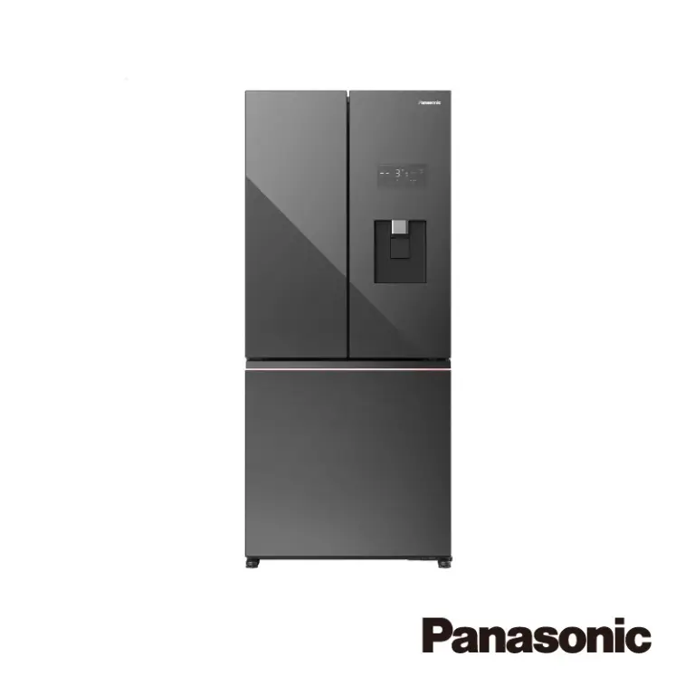 Panasonic 495公升三門霧面玻璃冰箱-灰NR-C501PG-H1｜全國電子｜最安心