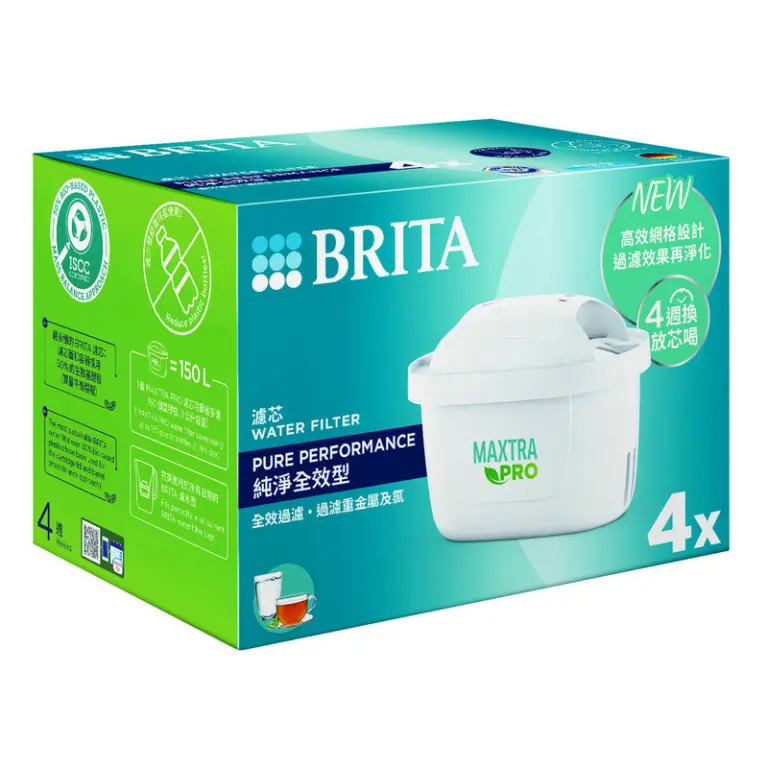 BRITA MXPRO濾芯-純淨全效型4入PACK4MXPROCUZHOS｜全國電子｜最安心的
