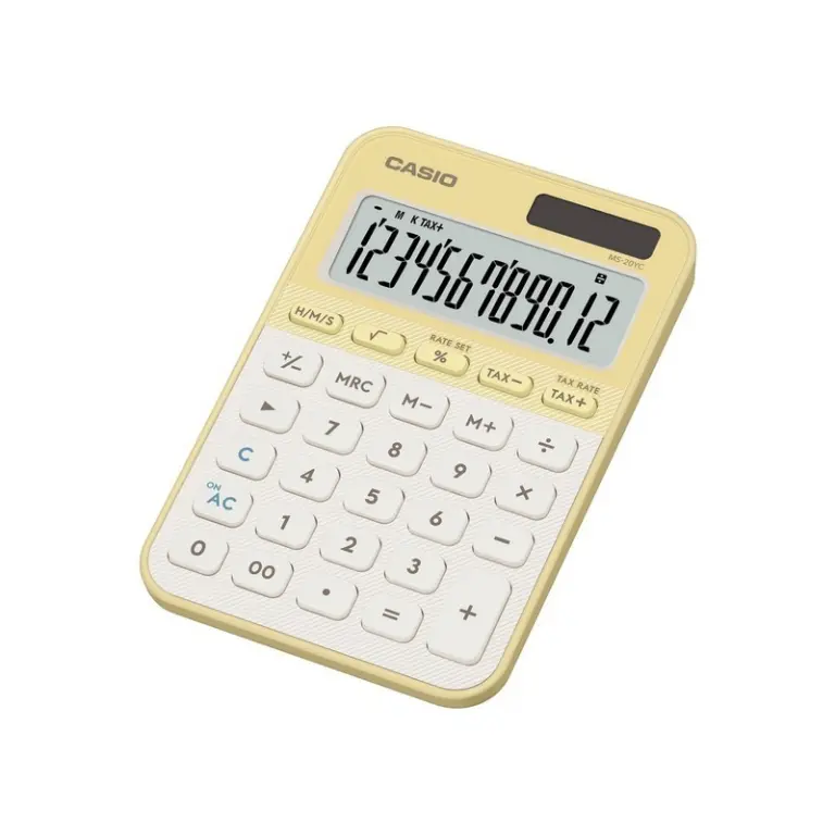 CASIO糖果計算機煙燻黃MS-20YC-LY MS-20YC-LY｜全國電子｜最安心的配送