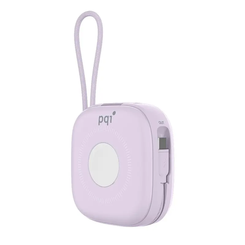 PQI 10000mAh磁吸無線快充行動電源-紫色  PD1002-PURPLE