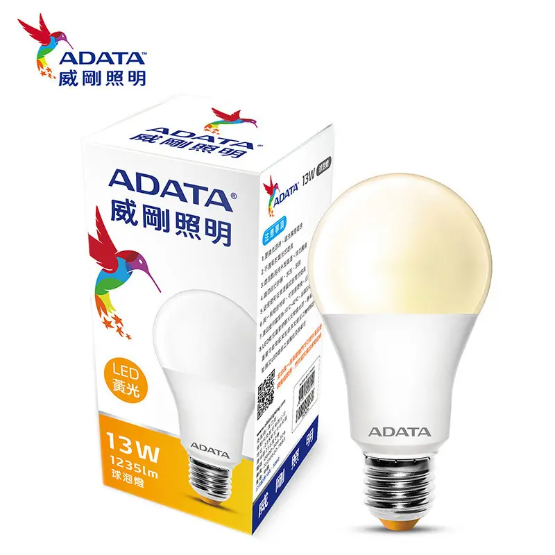 威剛13W LED球泡燈-黃  ALBUA19C113W30C