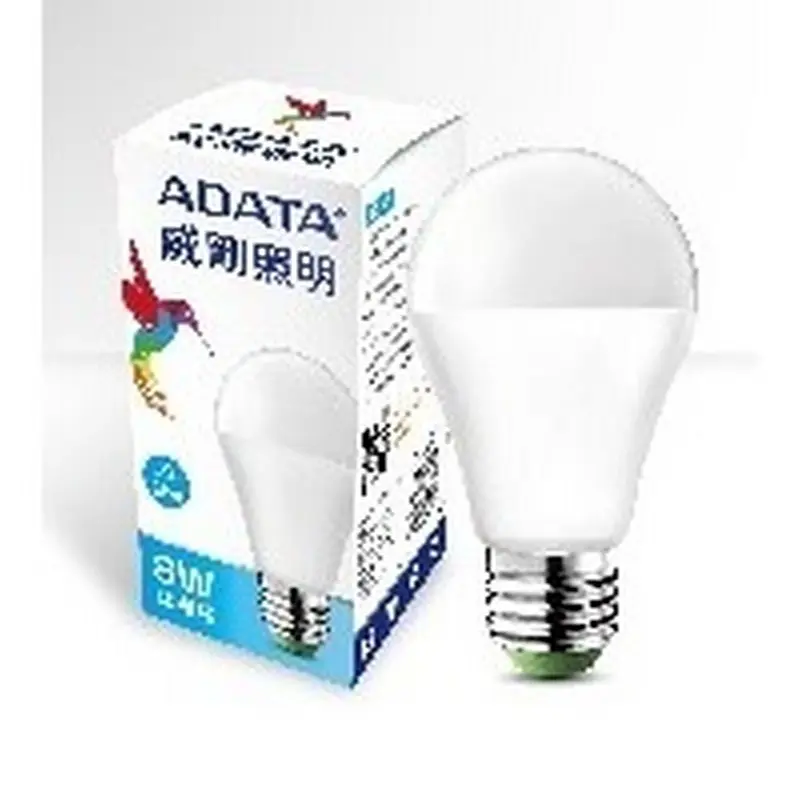 威剛8W LED球泡燈-白光  ADATA8WW