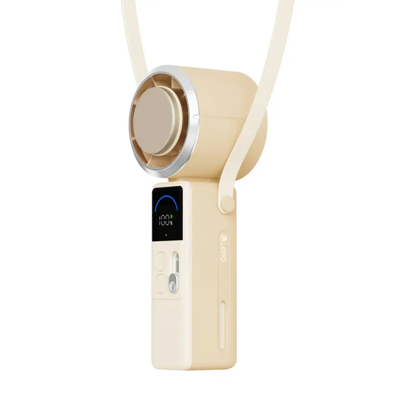 Lapo mini 頸掛式製冷風扇-奶茶色  LF06-MT