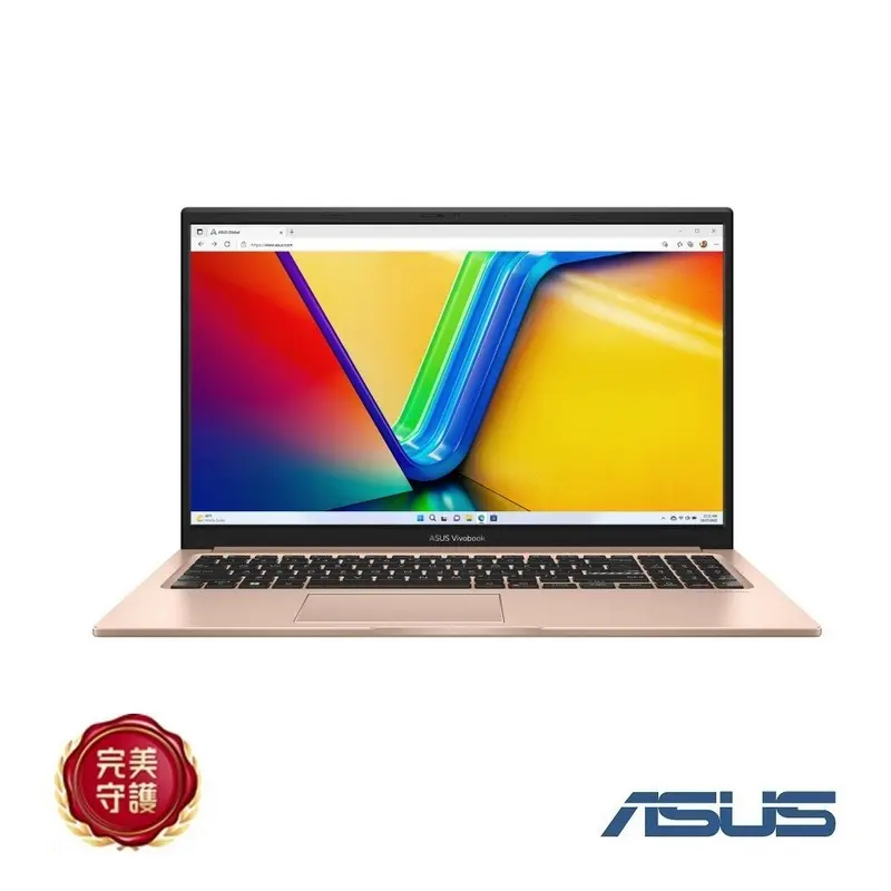 ASUS Vivobook 15.6吋 i5 輕薄筆電-蜜誘金  X1504VA-0421C1334U