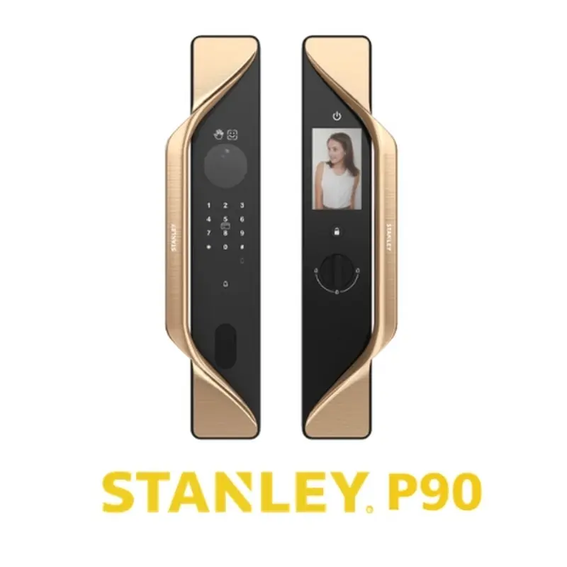 STANLEY P90 掌靜脈人臉辨識貓眼電子鎖  P90