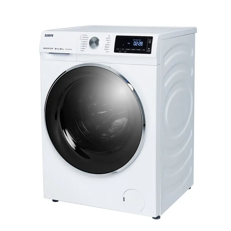 聲寶10KG洗脫烘蒸滾筒洗衣機  ES-ND10DH