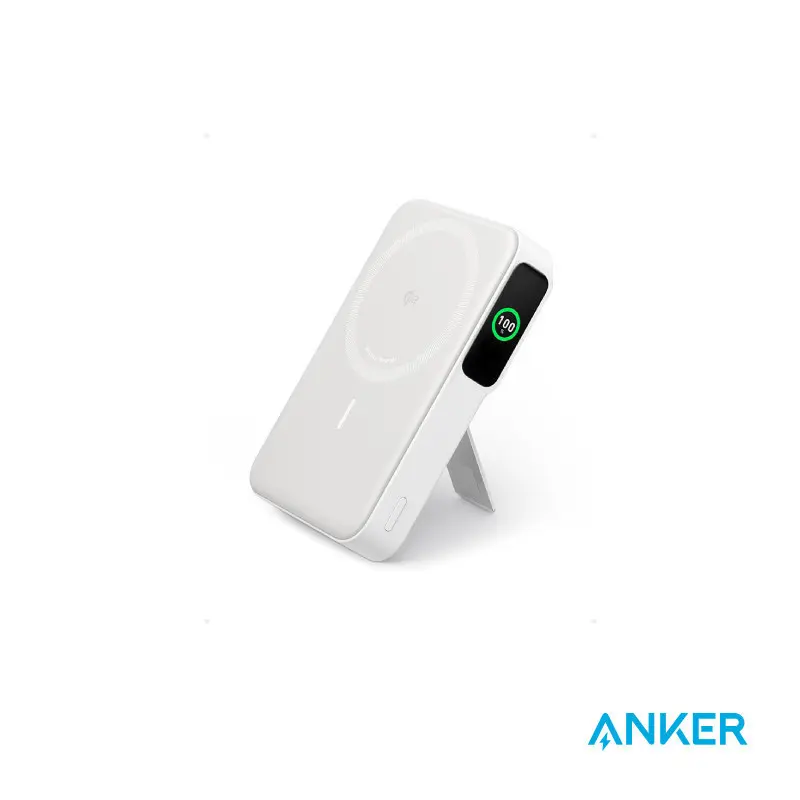 Anker A1654 10000mAh 15W磁吸行動電源-白 A1654H21