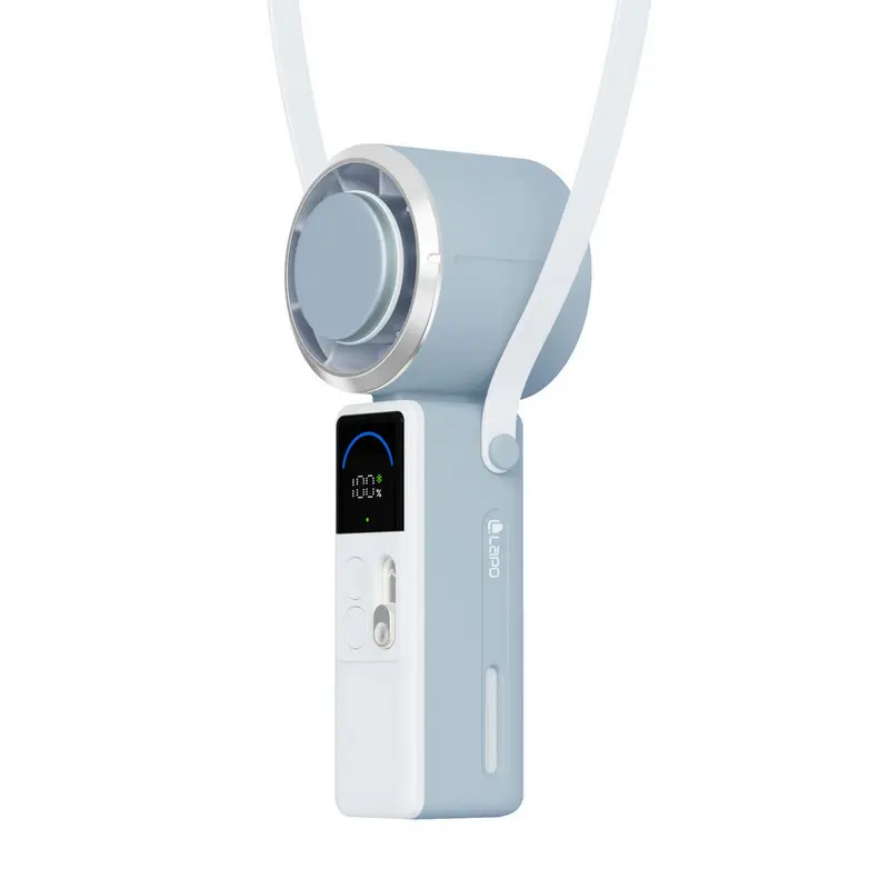Lapo mini 頸掛式製冷風扇-灰藍色  LF06-GB