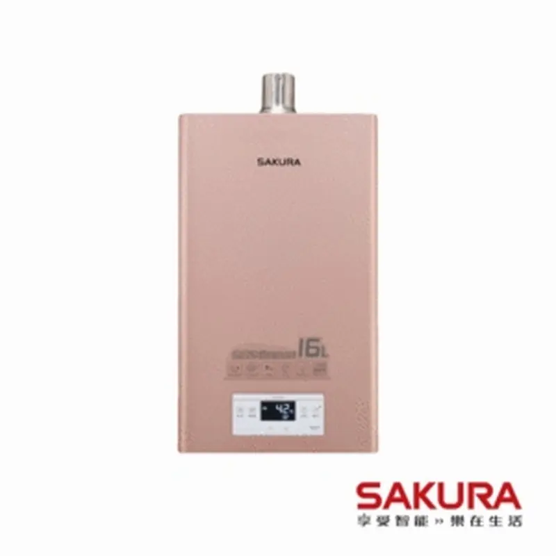 (全國宅配) 櫻花16L美膚機熱水器 天然DH1683(NG1/FE式)  DH1683(NG1/FE)