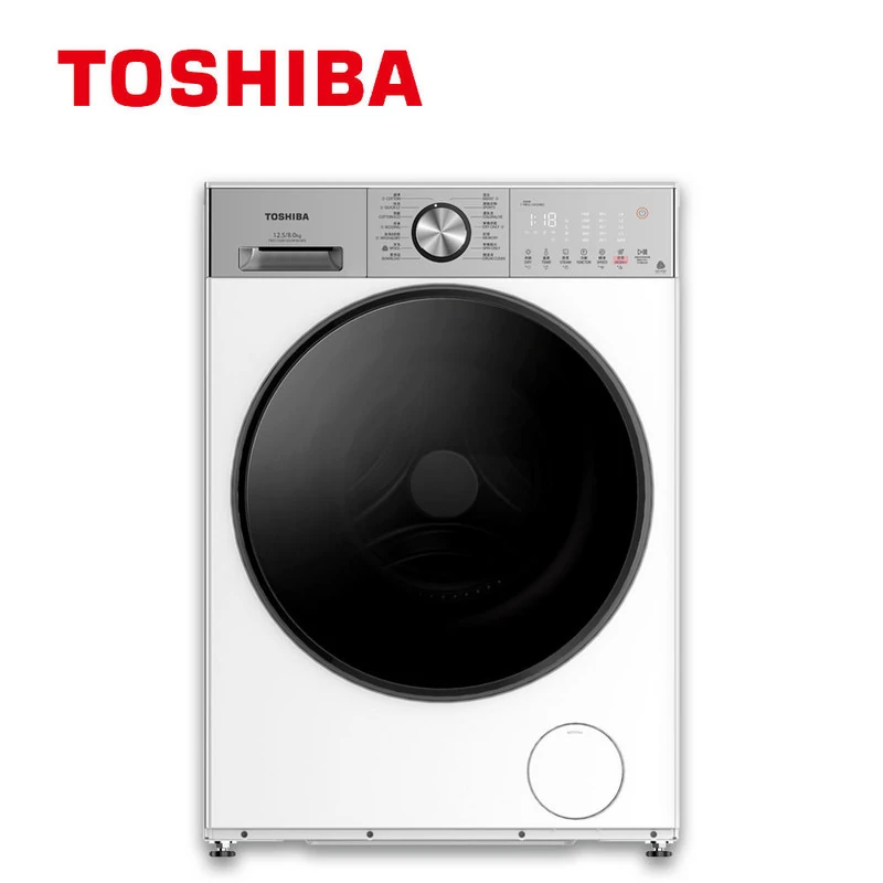 TOSHIBA 12.5KG洗脫烘沖浪洗淨變頻滾筒洗衣機  TWD-T33B135UWTA(WS)