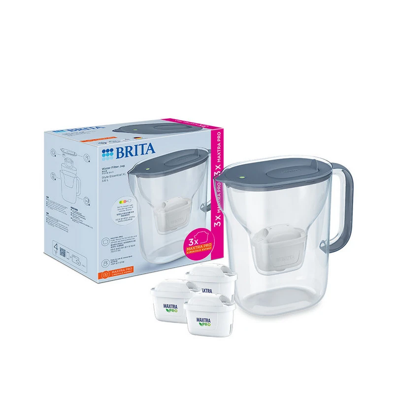 BRITA SE純淨濾水壺-石灰藍(共3芯)  STYLEESSXLSTOBLINCL3