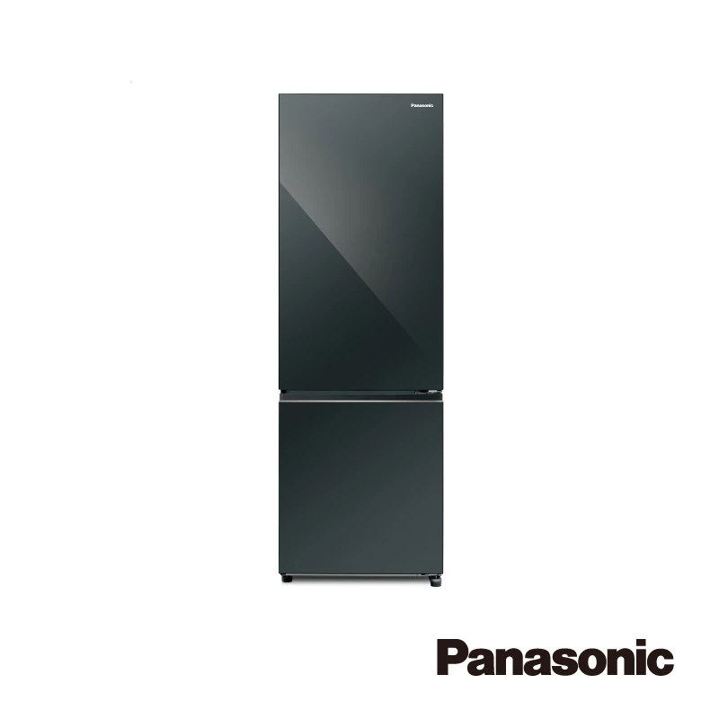Panasonic 325L二門無邊框鏡面玻璃冰箱-黑  NR-B331VG-X1